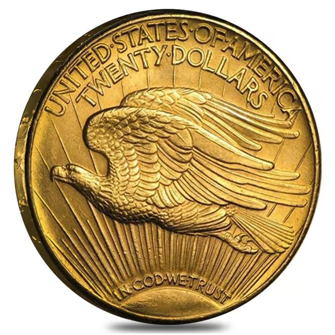 $20 Gold Double Eagle Saint Gaudens - Polished or Cleaned (Random Year)