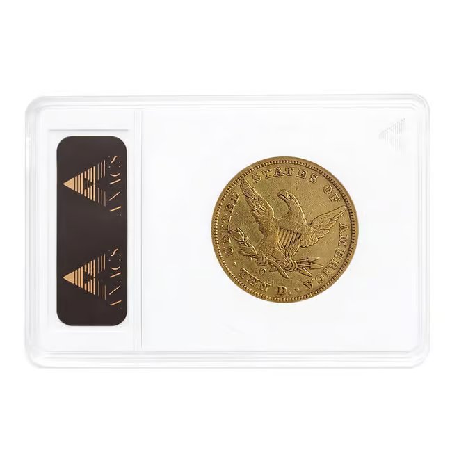 1847-O $10 Liberty Head Gold Coin ANACS VF 30 Details Rotated Dies Soapbox Holder