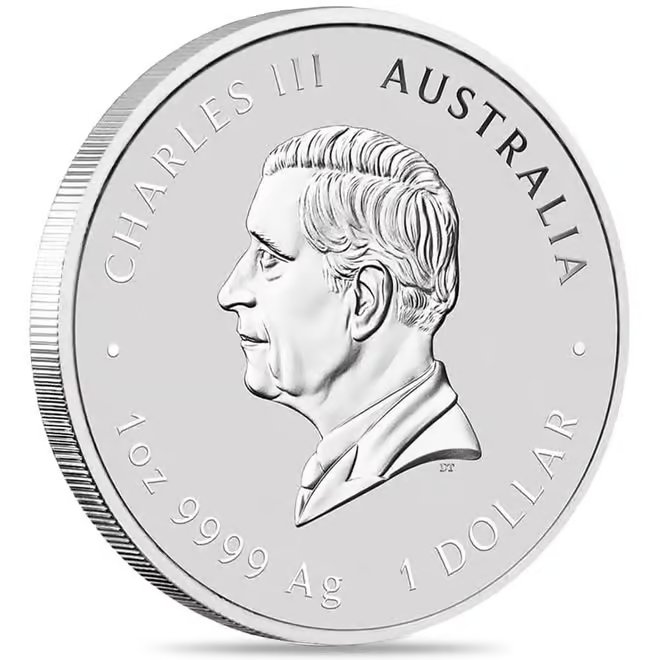 Roll of 20 - 2025 1 oz Silver Lunar Snake Dragon Privy BU Australian Perth Mint