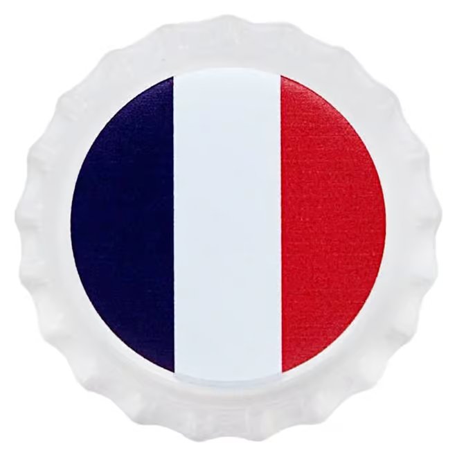 2022 Chad 6 gram World Landmarks - Spain Bottle Cap Proof Silver Coin .999 Fine (In Cap)