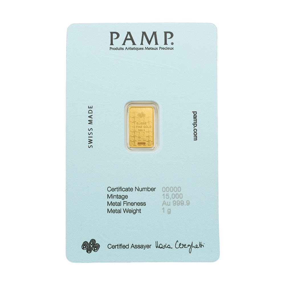 1 Gram PAMP Suisse Maradona Gold Bar