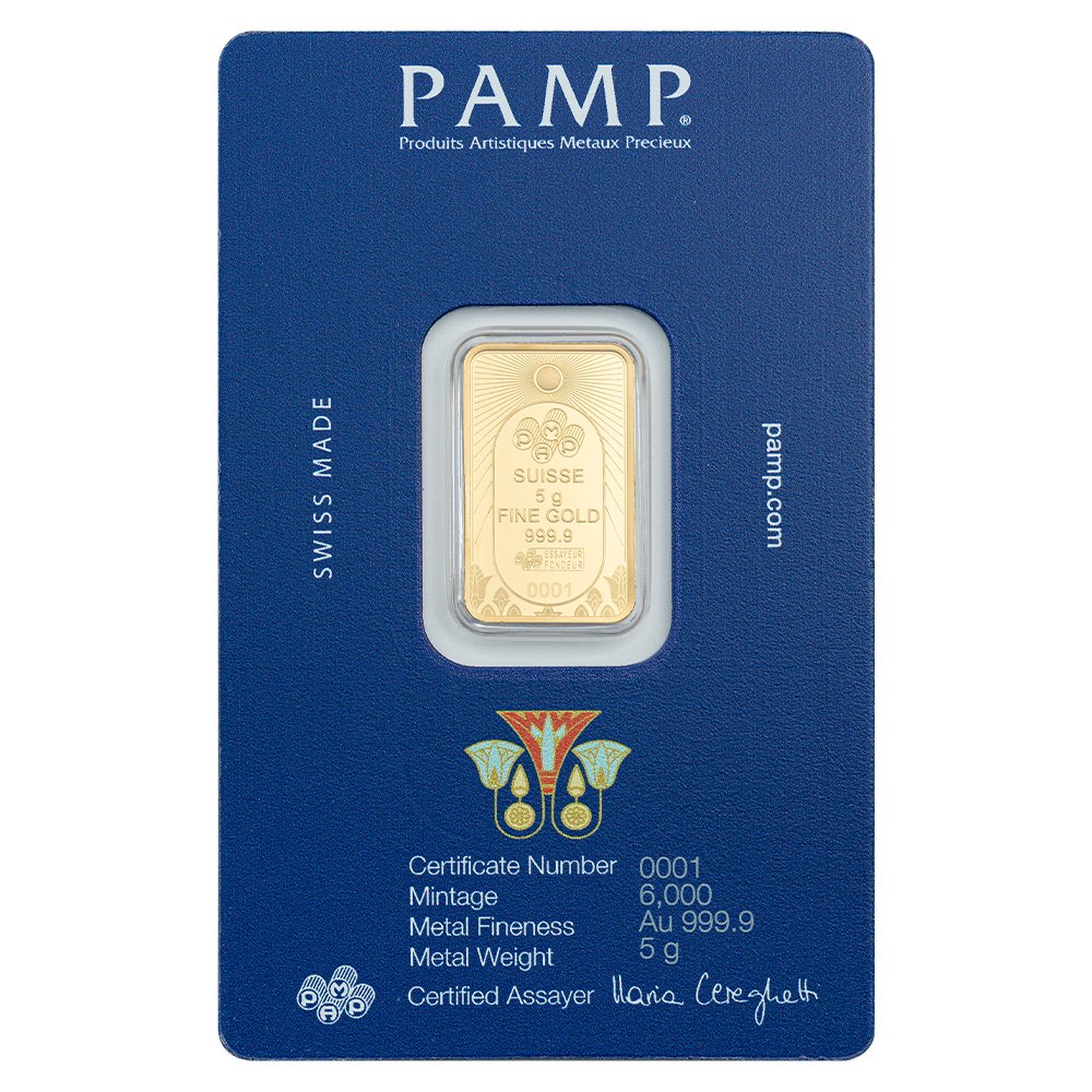 PAMP Suisse Lucky Scarab - 5 gram Gold Bar