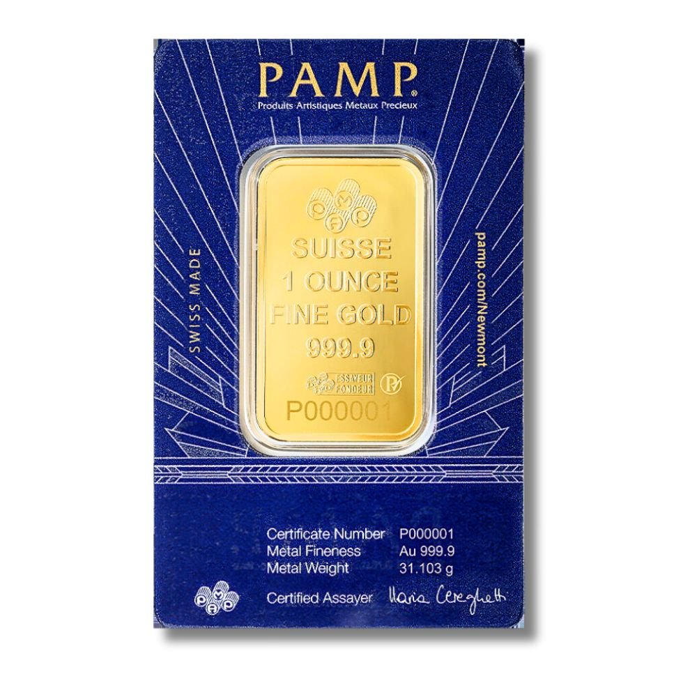 PAMP Suisse 1oz Newmont Lady of Liberty Gold Bar