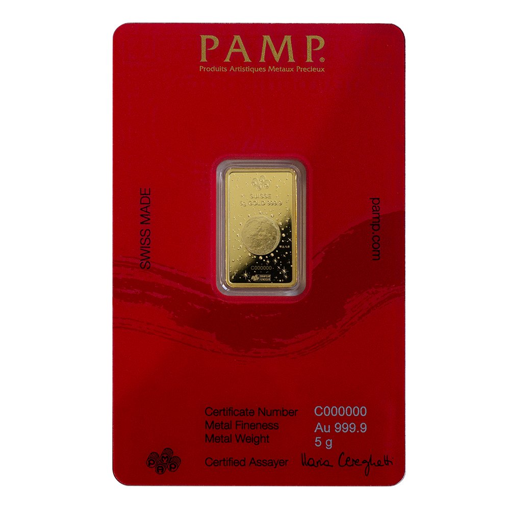 Pamp Suisse 5 Gram Gold - 2024 Azure Dragon