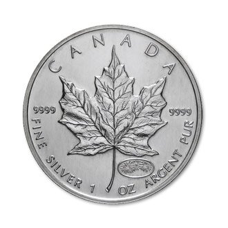 1999-2000 Silver Maple Leaf 1 oz Uncirculated - Dual Date Millenium Privy