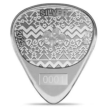 2025 10 Gram PAMP Suisse Silver Fender® Holiday Guitar Pick