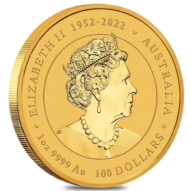 2024 1 oz Gold Lunar Dragon with Dragon Privy BU Perth Mint