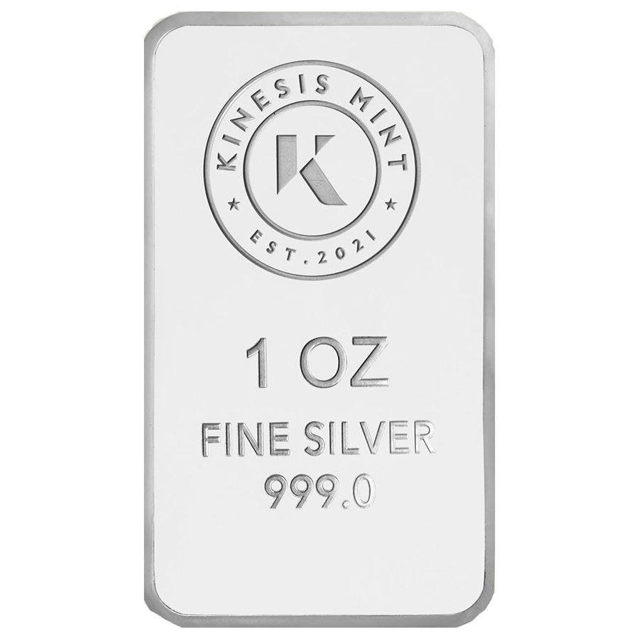 Lady Justice 1oz Kinesis Silver Bar