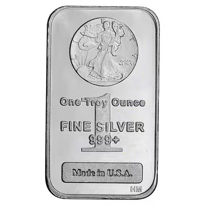 American Flag Silver Bar -  Highland Mint 1 Ounce .999 Pure (NEW)