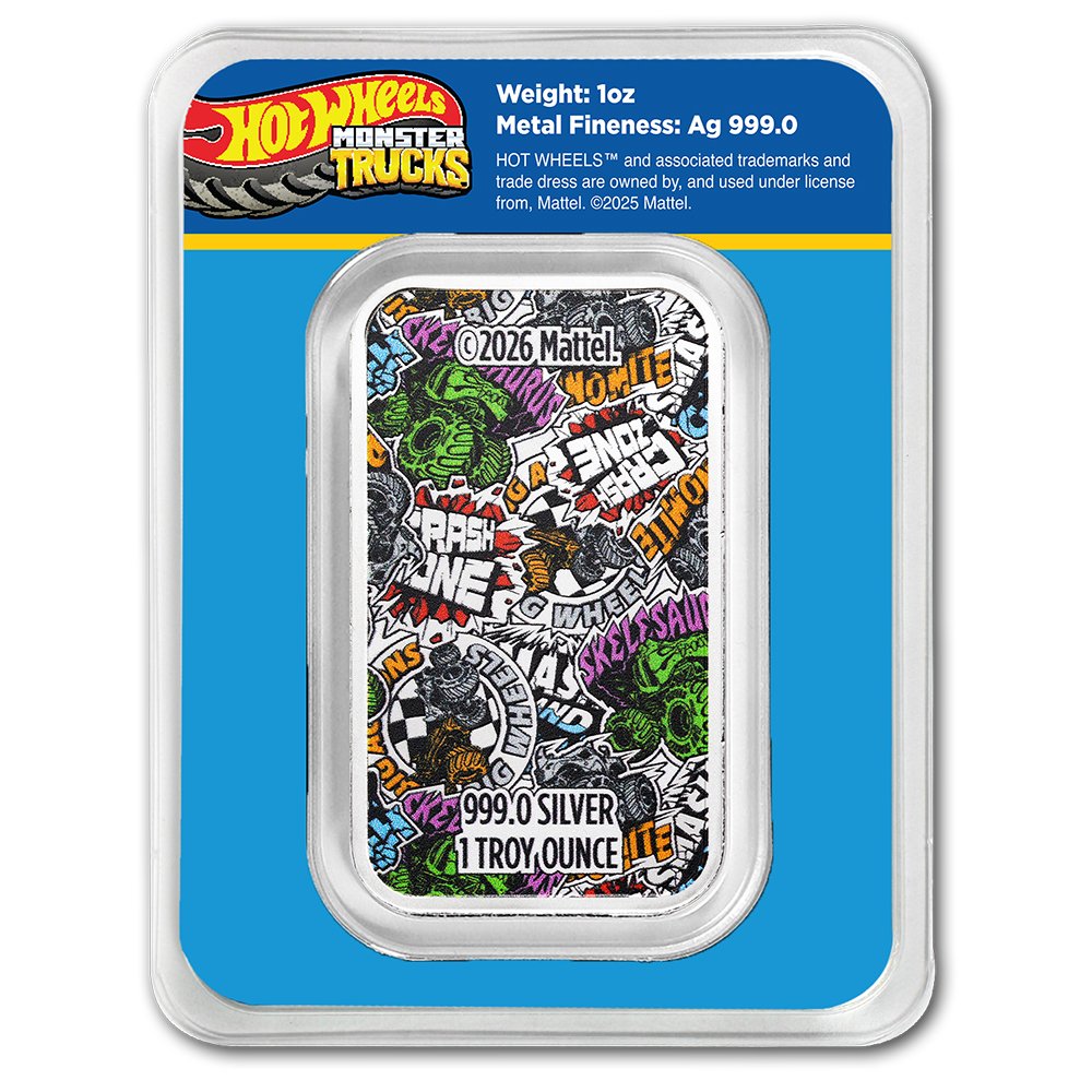 Monster Truck - Mega Wrex 1oz Silver Bar