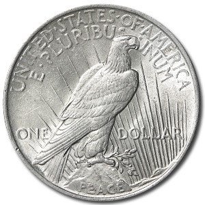 1923 Peace Dollar AU