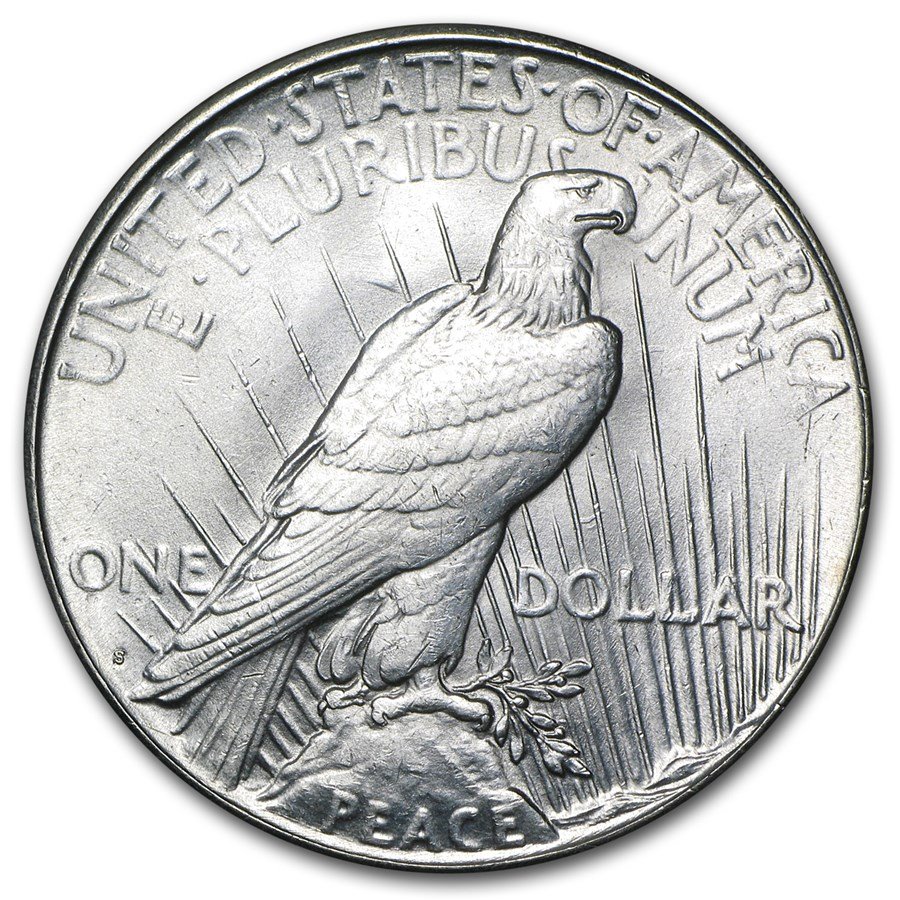 1923-S Peace Dollar BU