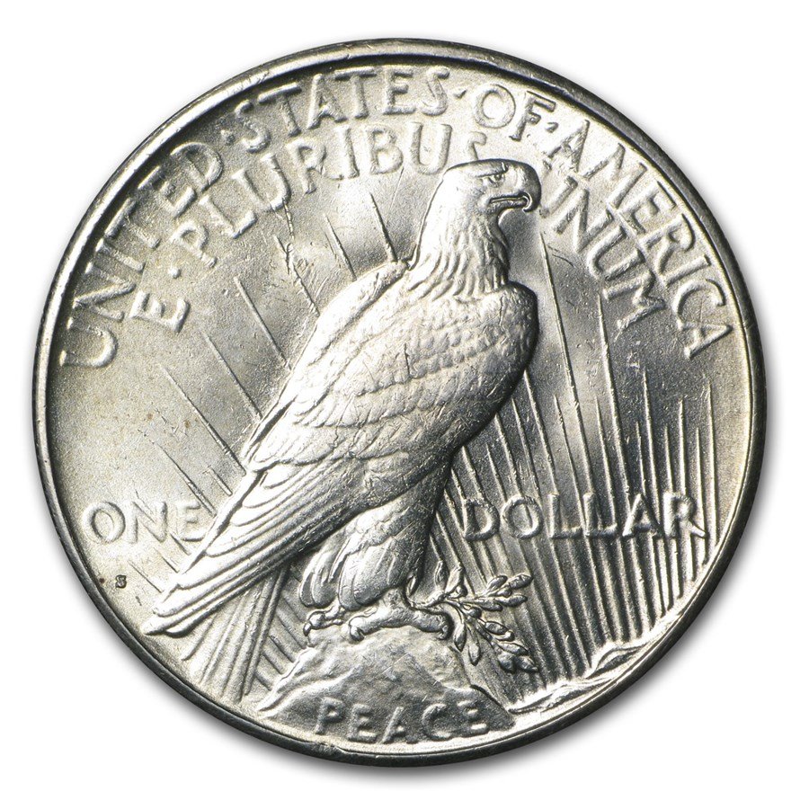 1934-S Peace Dollar BU