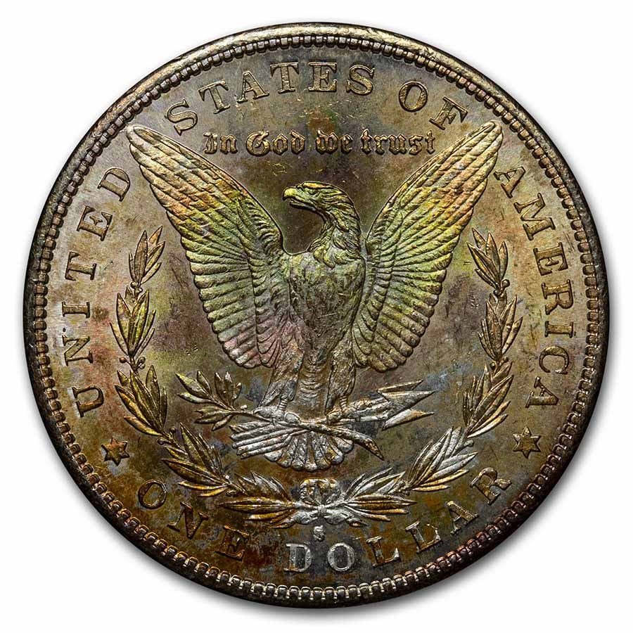 1878-1904 Morgan Dollars BU (Beautifully Toned)