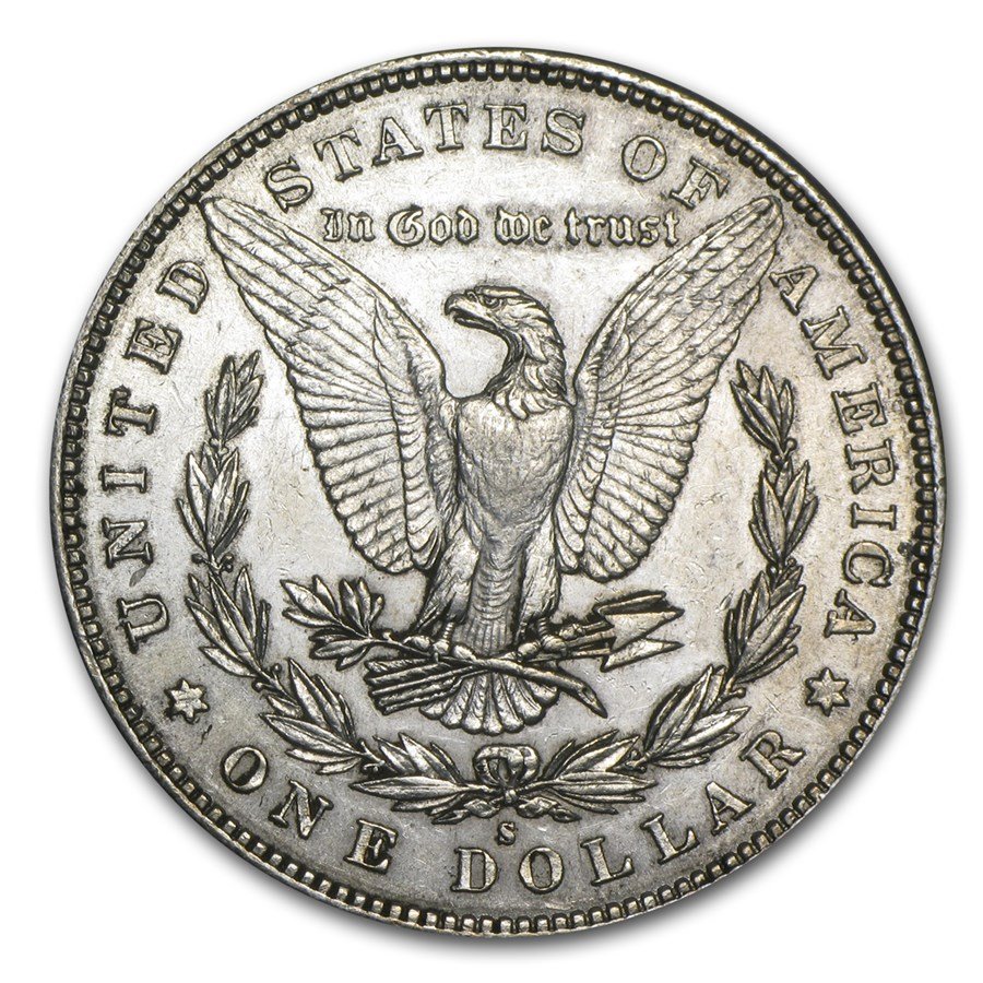 1884-S Morgan Dollar AU-55