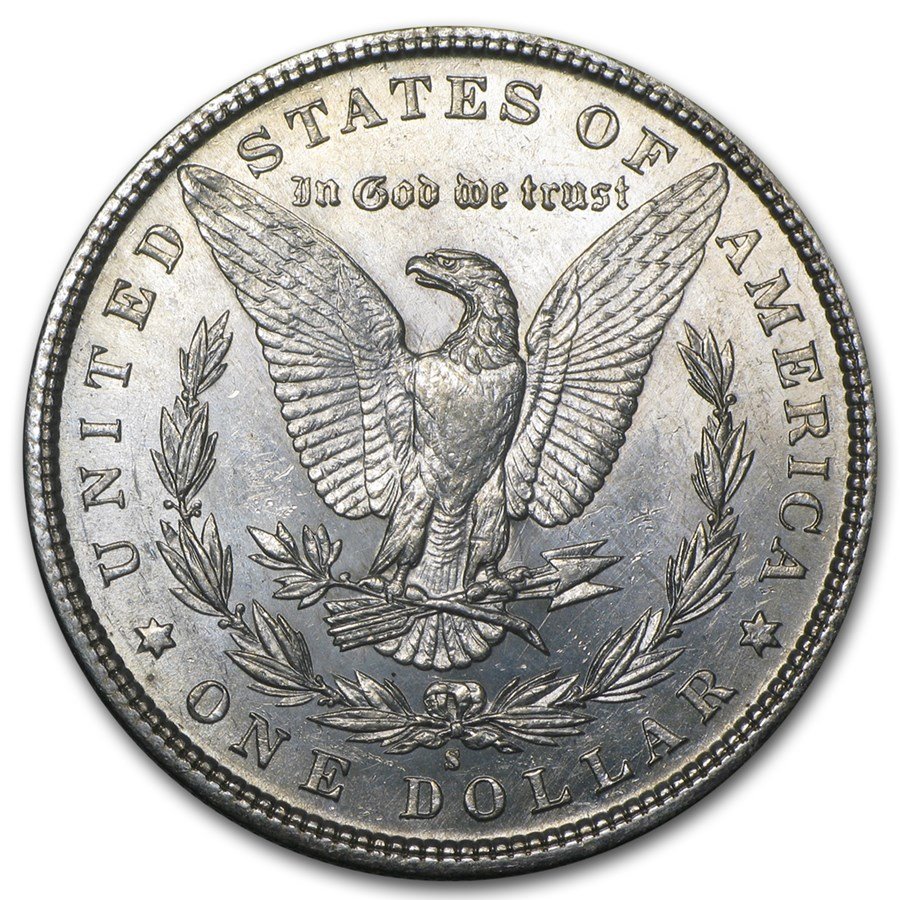 1887-S Morgan Dollar AU-58