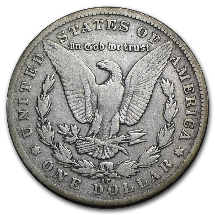1890-CC Morgan Dollar Fine