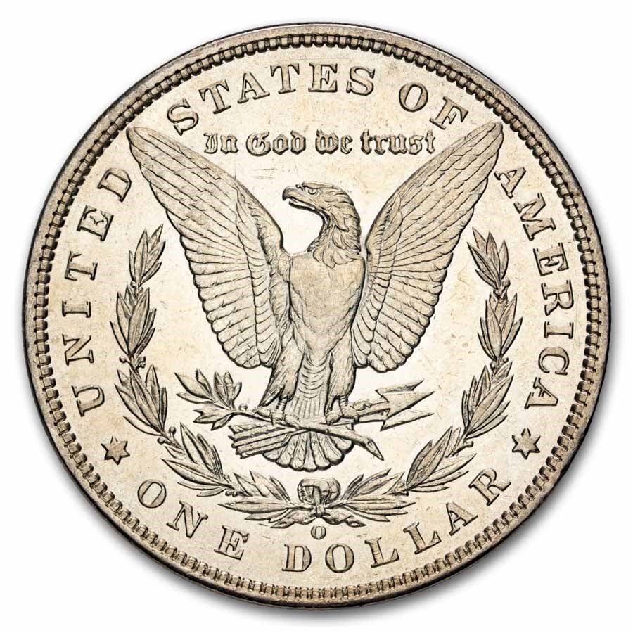 1893-O Morgan Dollar AU-58