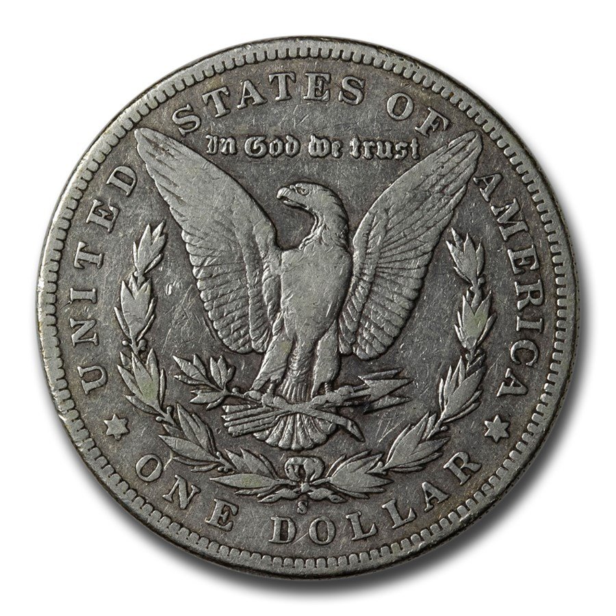 1895-S Morgan Dollar VF Details (Cleaned)