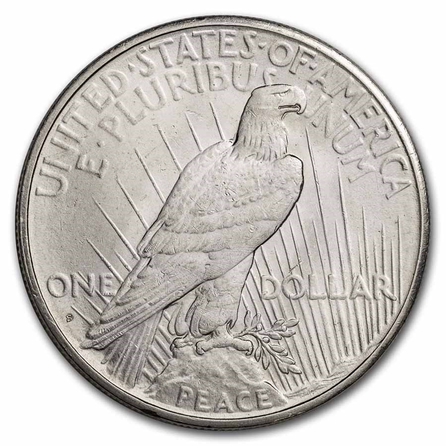 1925 S Peace Silver Dollar