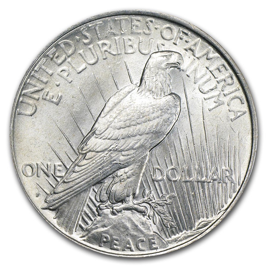 1927 D Peace Silver Dollar