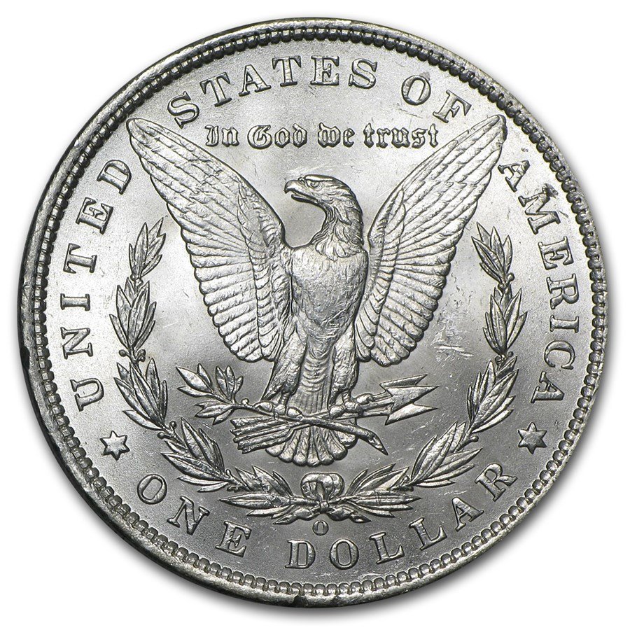1890 O Morgan Silver Dollar