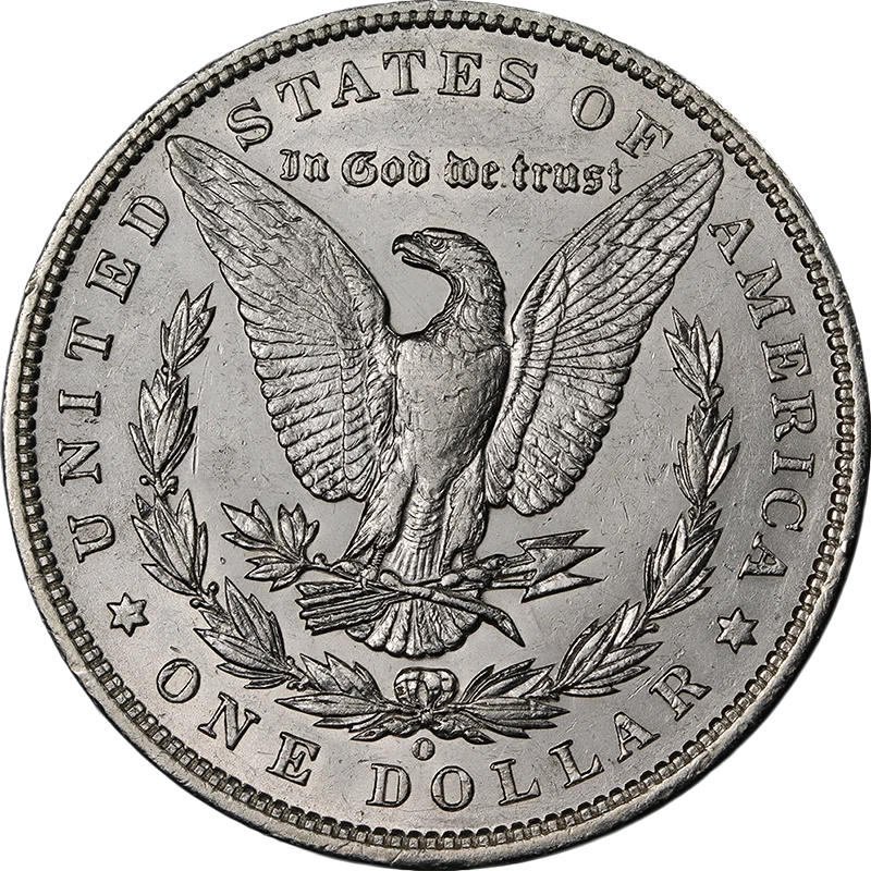 1896 O Morgan Silver Dollar