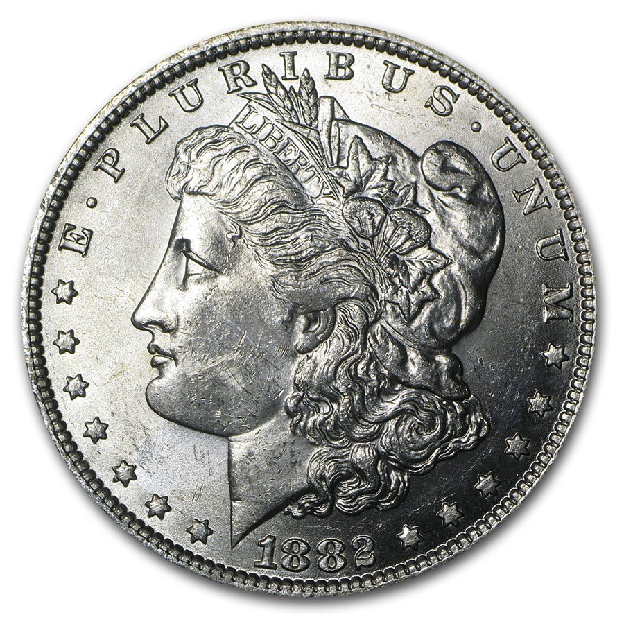 1882 O Morgan Silver Dollar