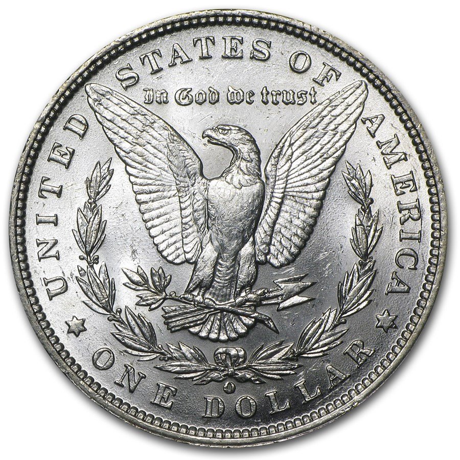 1889 O Morgan Silver Dollar